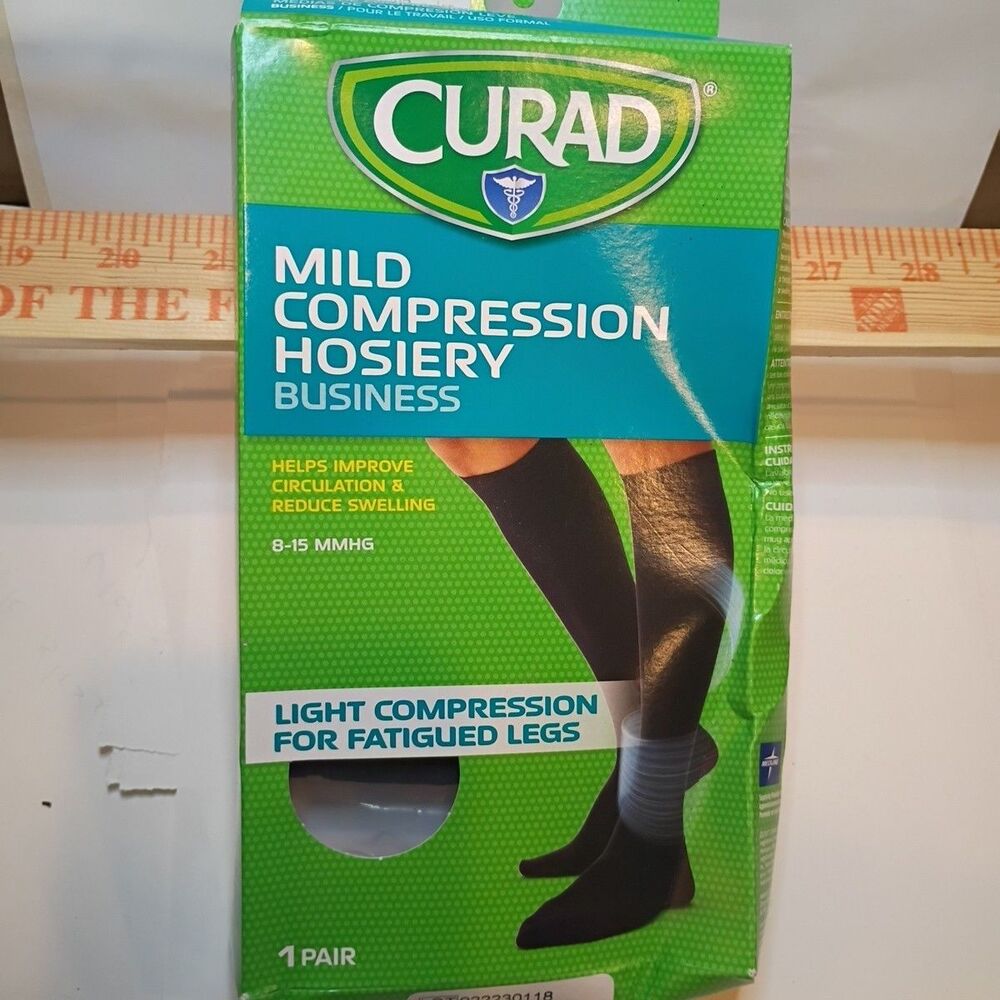 Medline CURAD Knee-High 8-15 mmHg Compression Socks